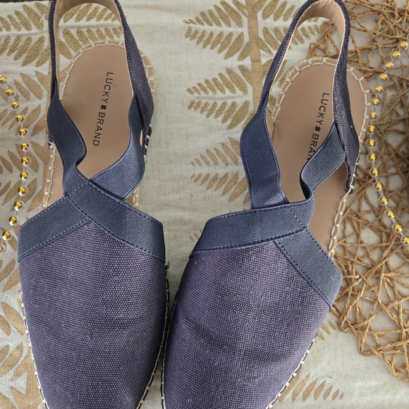 Lucky Brand Navy Flats - Picture 5 of 5
